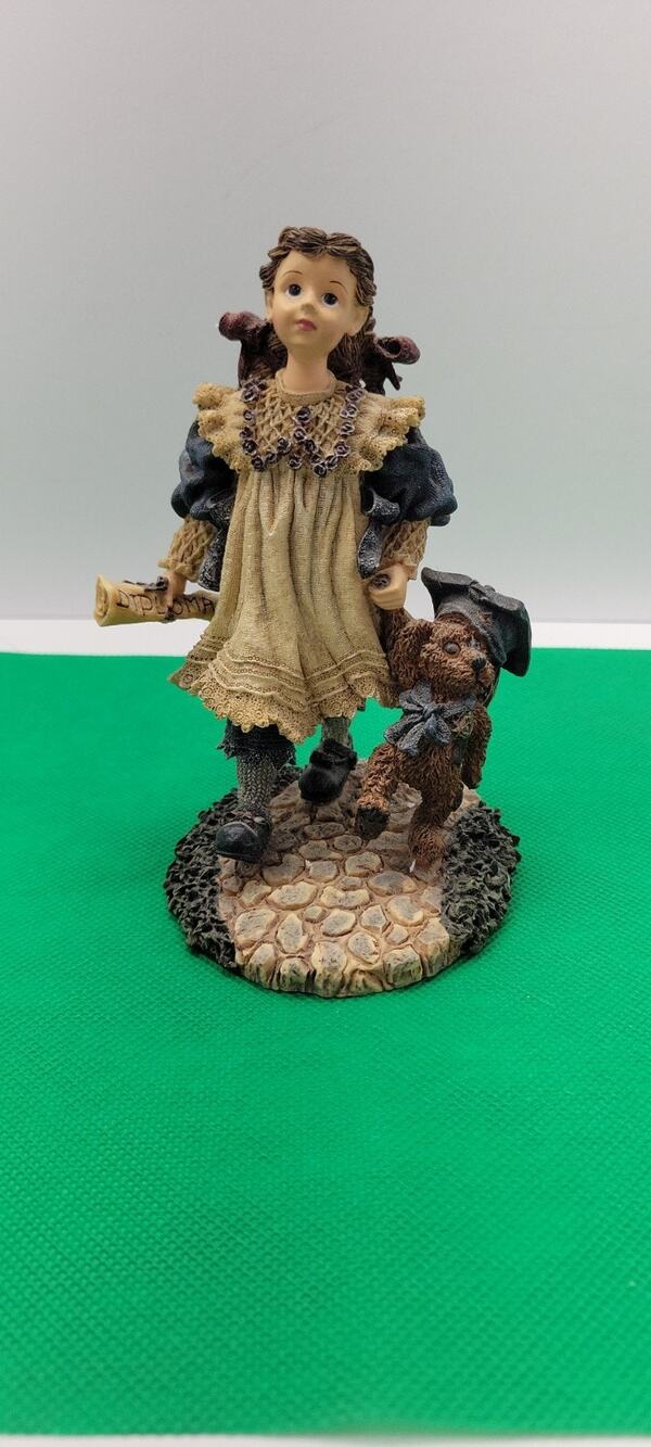 Boyds Bears Yesterdays Child Allison & Einstein Figurine Graduation Collectible